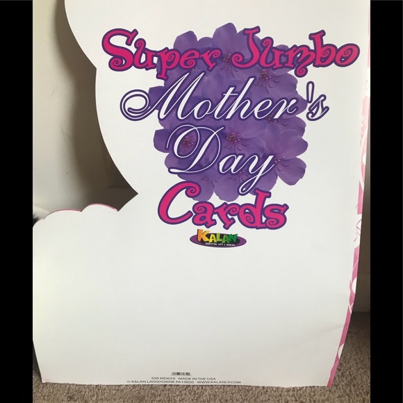 Huge Mother’s Day 2 Foot Tall Card - Picture 3 of 3